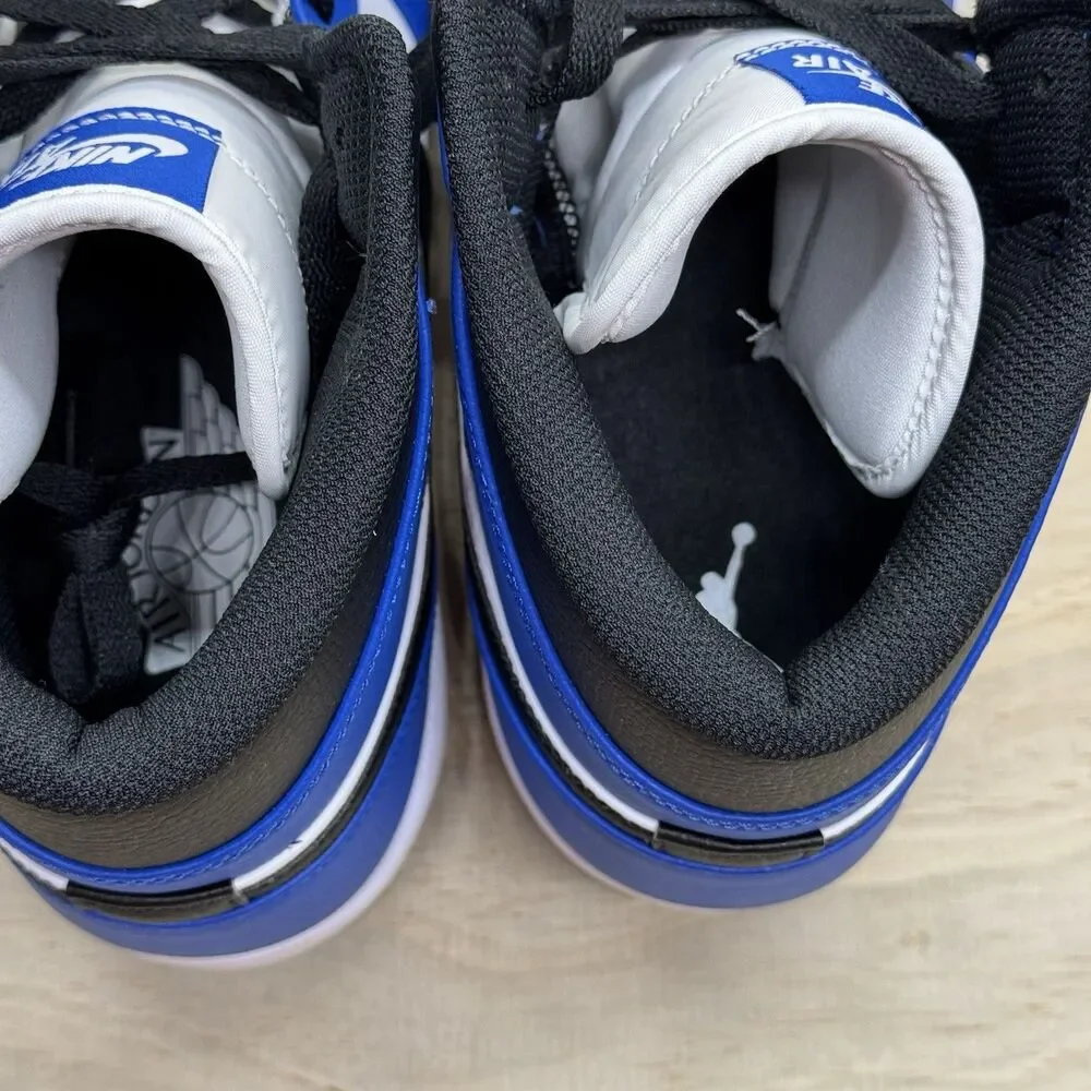 NEW Nike Air Jordan 1 Retro MCS Baseball Cleats Game Royal Mens Sz 13 AV5354-411